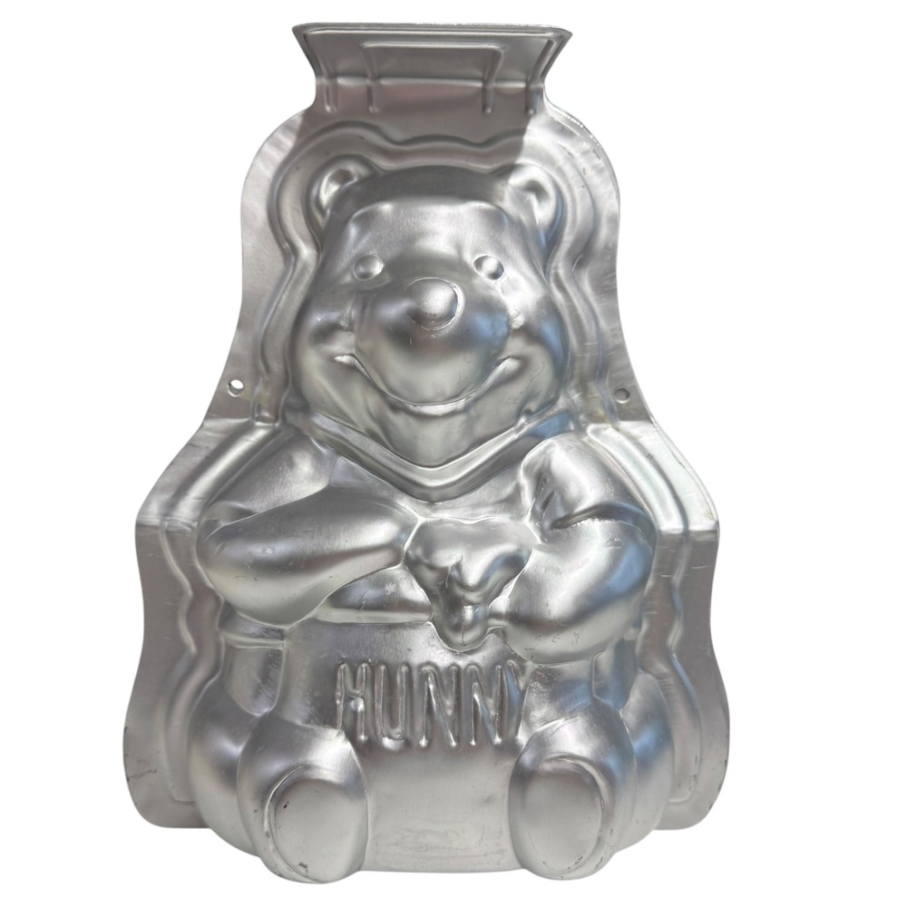 Wilton Cake Pan Disney Winnie The Pooh Silver 3D Stand Up 1998‎